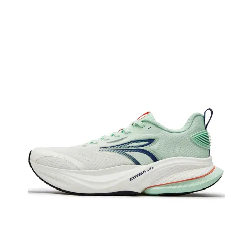 361° Shock Absorbers Slip Resistant Breathable Low Top Casual Running Shoes Men's Eggshell Green
