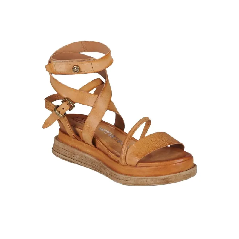 AirStep LAGOS 2.0 BUCKLE Roman Sandals 6cm Women's Brown-3