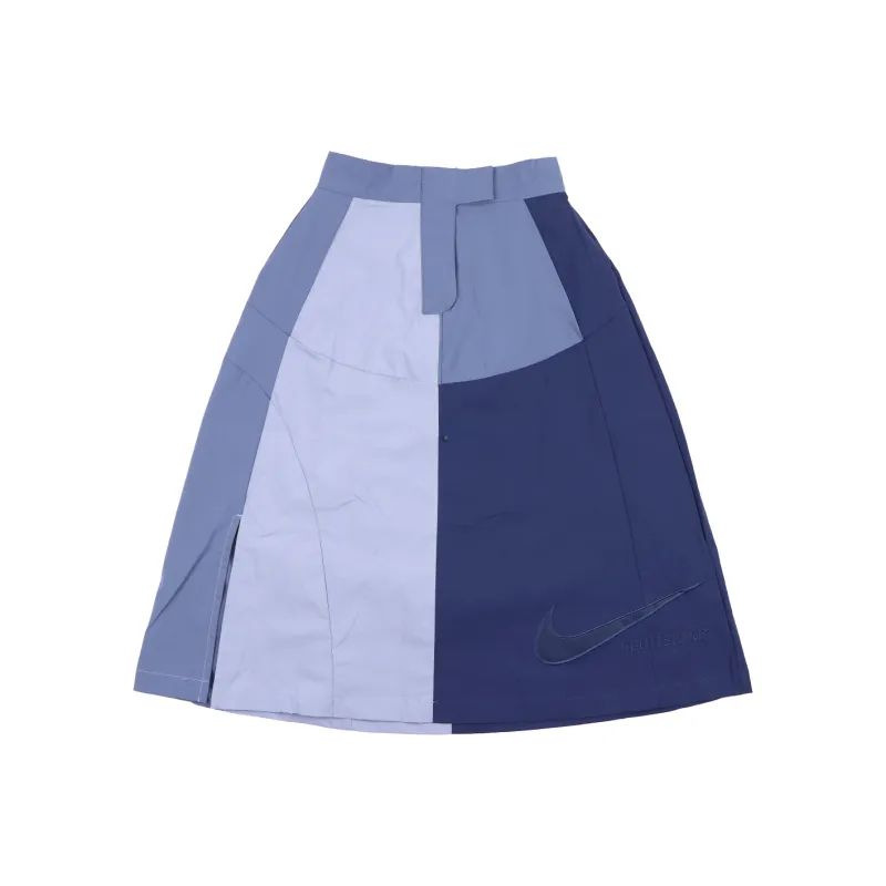 Nike Sportswear Collection Embroidered Mid-Length Skirt Blue-0