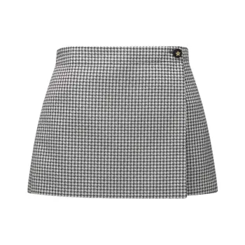 DIOR Casual Short Skirts Women's Black White
