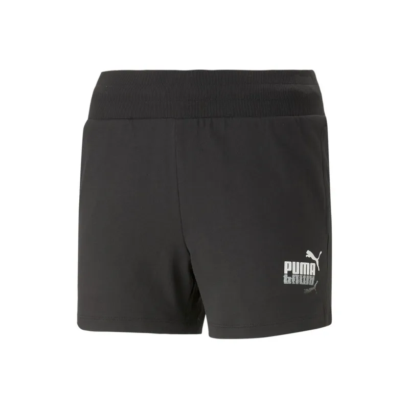 PUMA Summer Splash Sweat Shorts 4' TR Sports Shorts Women's Black-0