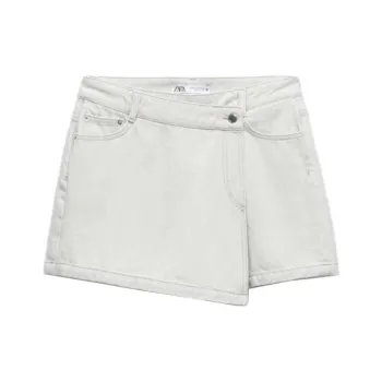 ZARA Denim Shorts Women's Gray