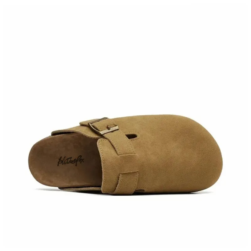 ALI THE FOX Rubber Sole Abrasion Resistant Slip Resistant Closed Toe Slippers Unisex-13
