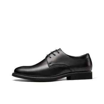AOKANG Dress Shoes Men Low Top Black