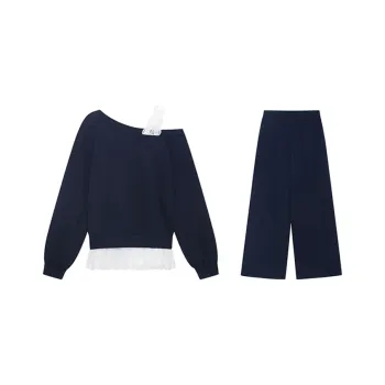 INCO VIBE Casual Suit Women's Navy Blue