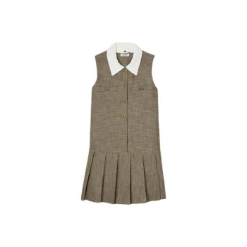 Sandro Houndstooth pattern Mini Dress