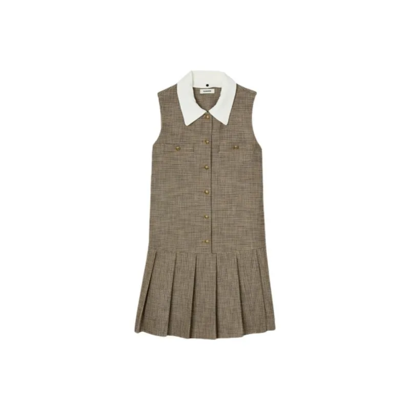 Sandro Houndstooth pattern Mini Dress-0