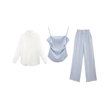 A Paradise For Awakening Casual Suit Women's Blue