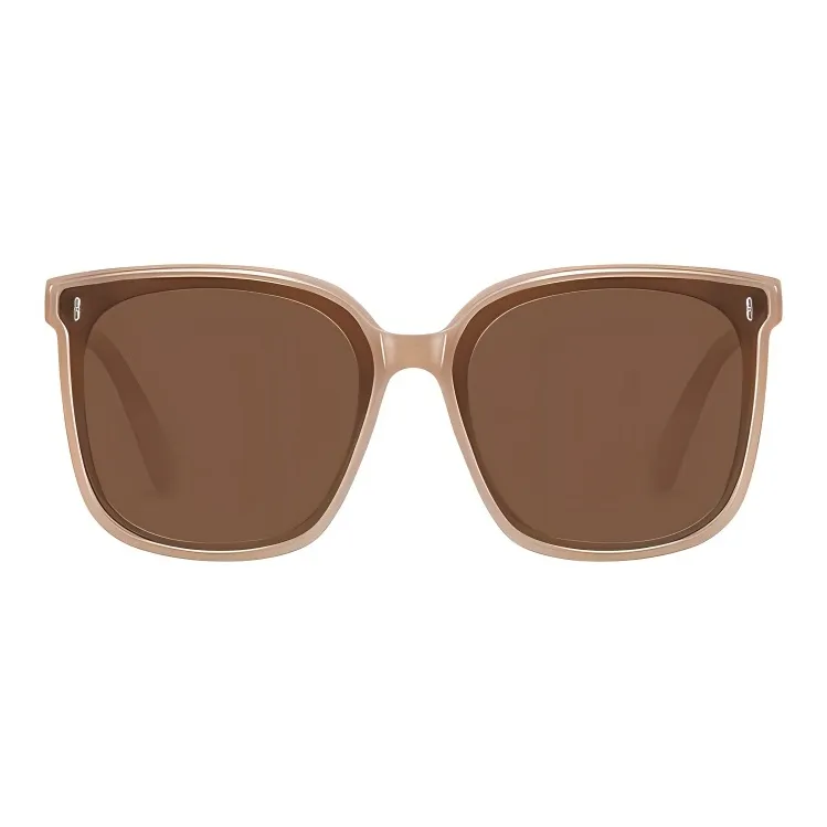 LASHION TR/Memory Plastic Square Sunglasses Unisex-21