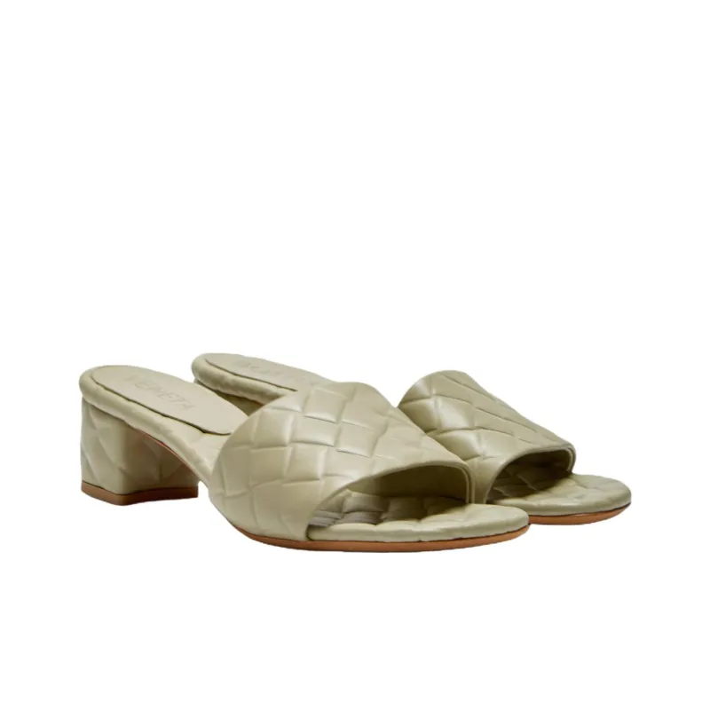 Bottega Veneta Amy Slide Slippers 4.5cm Women's Light Green-2