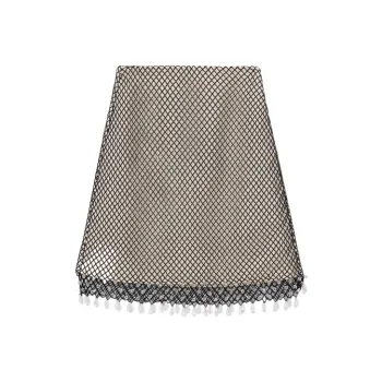 Burberry Casual Short Skirts Women's Black/White