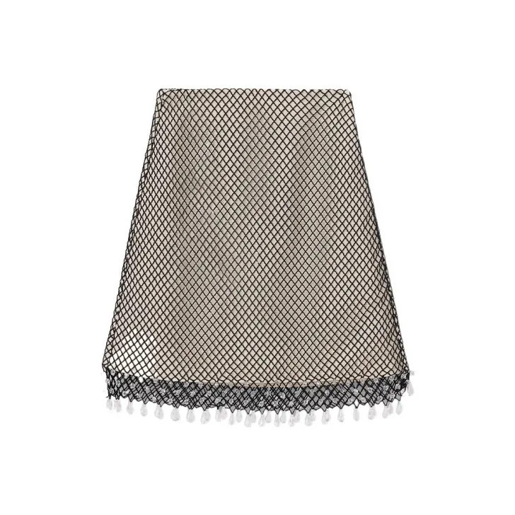 Burberry Casual Short Skirts Women's Black/White-0