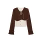 Set (Brown Coat+White Shirt)