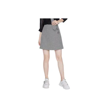 BBLLUUEE Casual Short Skirts Women's Ink Black