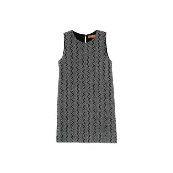 MISSONI Sleeveless Zig zag Mini Dress