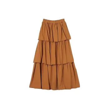 FREAK'S STORE Casual Long Skirt Women's Camel