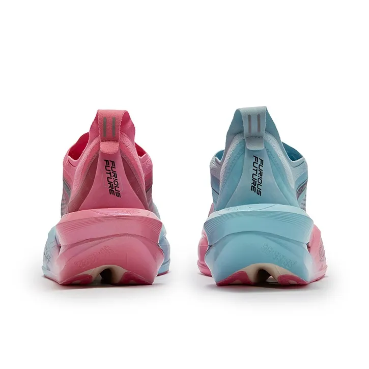 361° Feidiao Future 2.0 Shock Absorbers Slip Resistant Breathable Low Top Casual Running Shoes Unisex Blue Pink-3