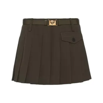 PRADA Casual Short Skirts Women's Green