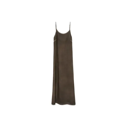 UMA WANG Spaghetti Strap Midi Dress
