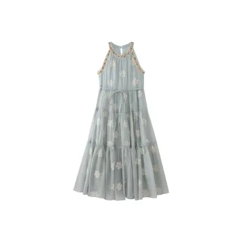 ABCMININ Sleeveless Dress Women's Blue