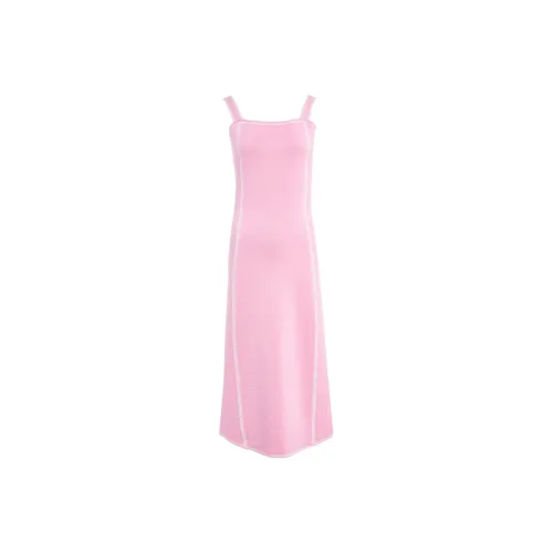BESIONIA SS24 Slip Dresses Women's Pink