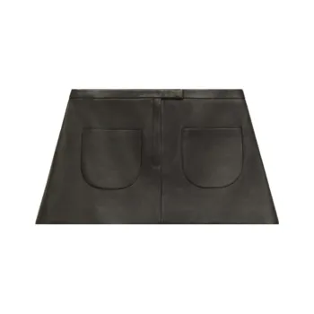 Courrèges Leather Pockets Miniskirt