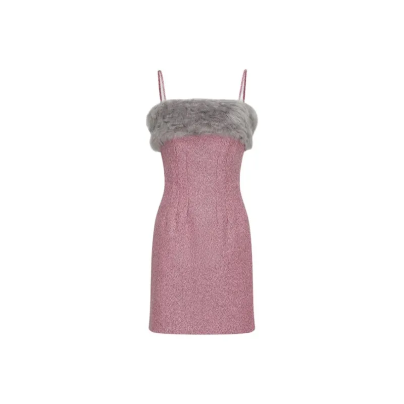 MSGM Slip Dresses Women's Pink-0