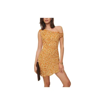 REFORMATION Kristine Dress Sleeveless Dress Women's Orange