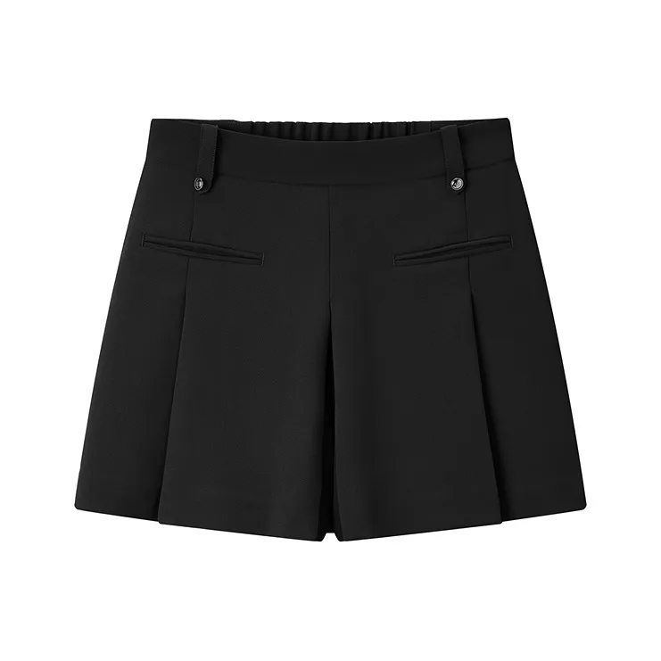 PEACEBIRD Casual Short Skirts Women's-0