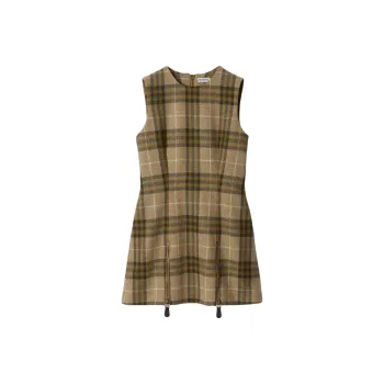 Burberry Checkered Sleeveless Dress