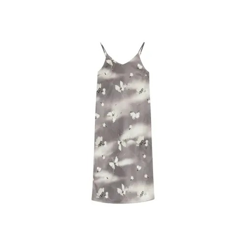 THE SEA LIFE Slip Dress Women's Dark Butterfly Brown