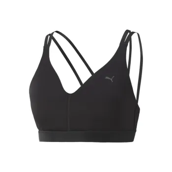 PUMA Low Impact Elite Strappy Bra Sports Underwear Women's Black
