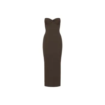 ARITZIA Babaton Lasting Tube Dress Sleeveless Dress Women's Rich Mocha Brown/Deep Mocha Brown