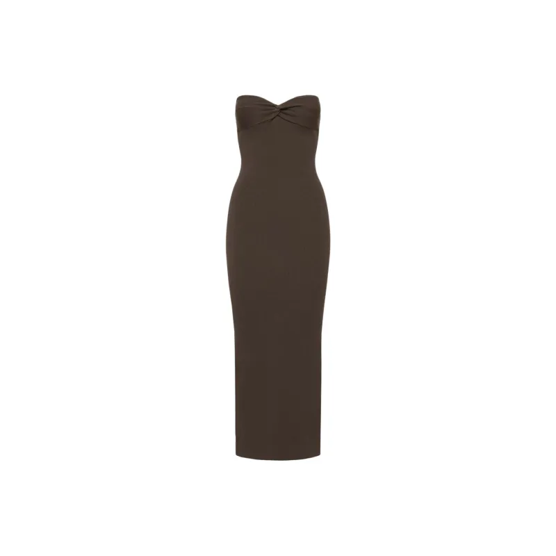 ARITZIA Babaton Lasting Tube Dress Sleeveless Dress Women's Rich Mocha Brown/Deep Mocha Brown-0