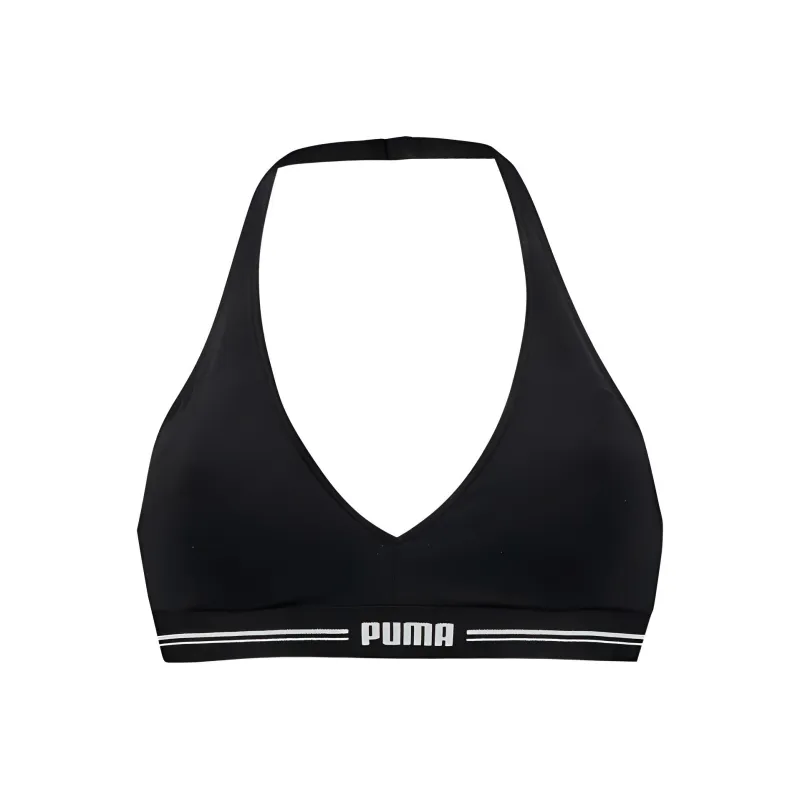 PUMA Women's Padded Halter Top 1 Pack Sports Underwear Women's Black-0