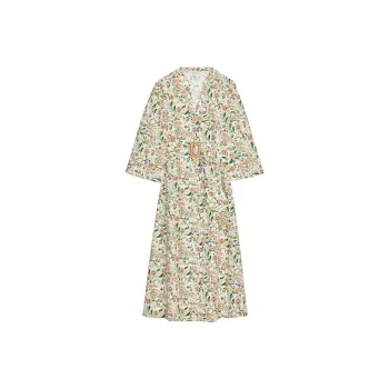 ZARA Long Sleeved Dress Women's Multicolor