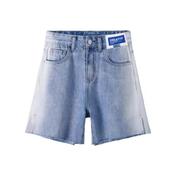 HIPPIEMISS Denim Shorts Women's Light Blue