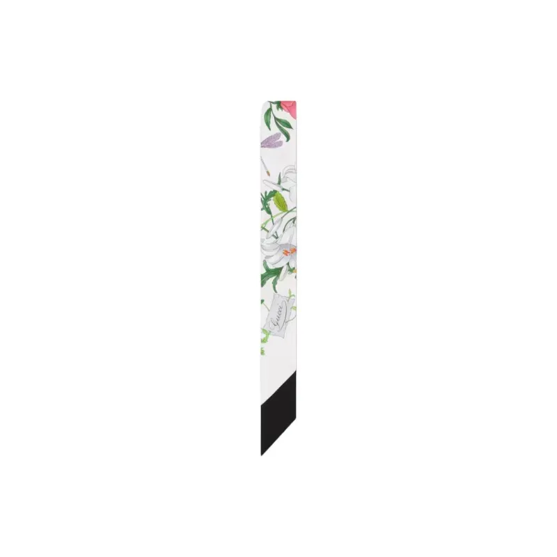 GUCCI Silk Scarves Women's White-0