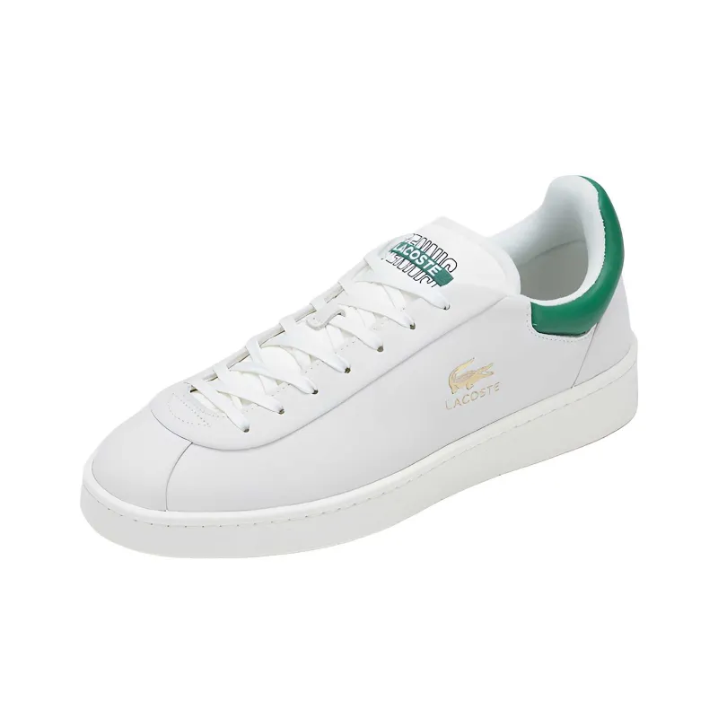 LACOSTE Low Top Skateboard Shoes Men's White-1