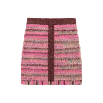 CHUU Casual Short Skirts Women's Brown