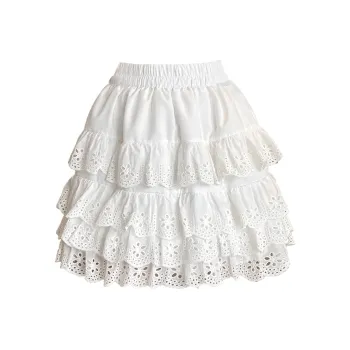 MM Casual Short Skirts Women's White