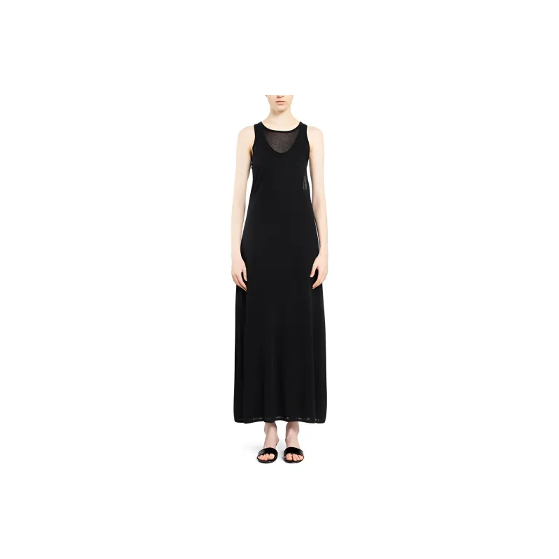 TOTEME Layered Knitted Maxi Dress-2
