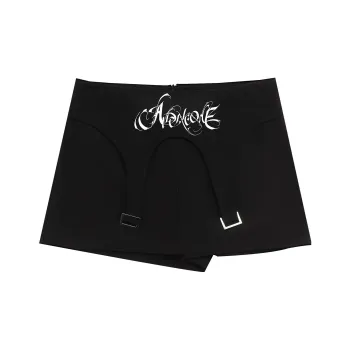 ARDENCODE Casual Short Skirts Women's Black