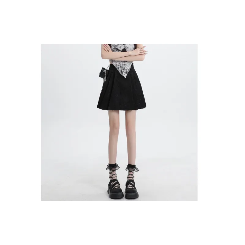 ZAZN Casual Short Skirts Women's Cream Apricot-6
