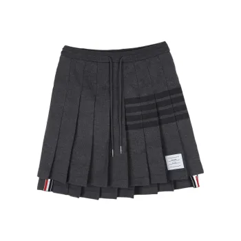 THOM BROWNE· Casual Short Skirts Women's Dark Gray