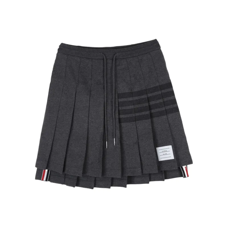 THOM BROWNE· Casual Short Skirts Women's Dark Gray-0