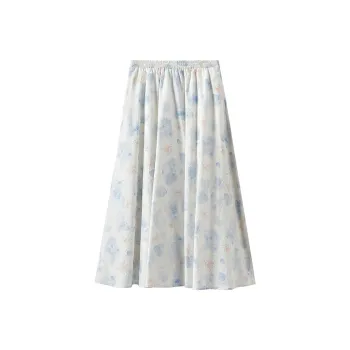 Inman Casual Long Skirt Women's Sky Blue