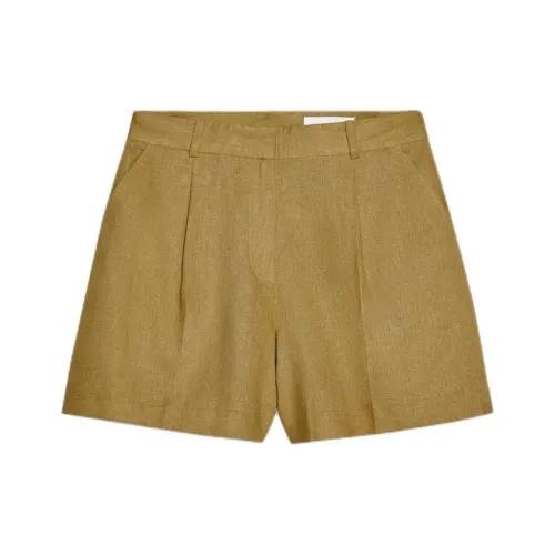 ZARA Casual Shorts Women's Yellow Green