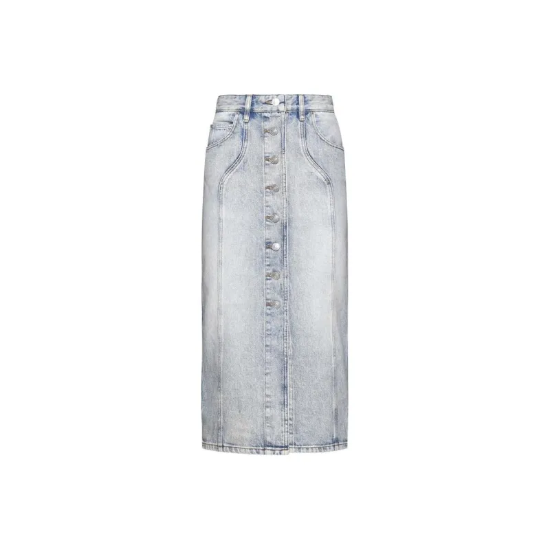ISABEL MARANT Buttoned Midi Skirt-0