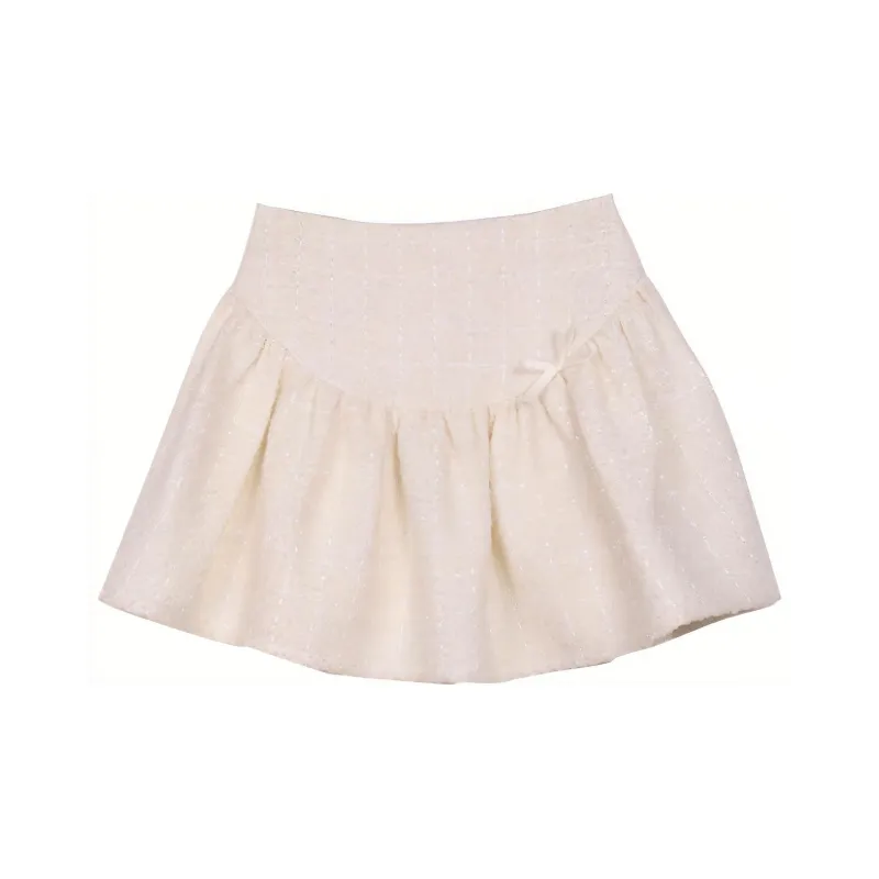 LACERTA Casual Short Skirts Women's Beige-0